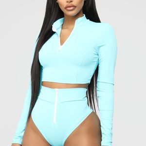 FN Long Sleeve Bikini Set